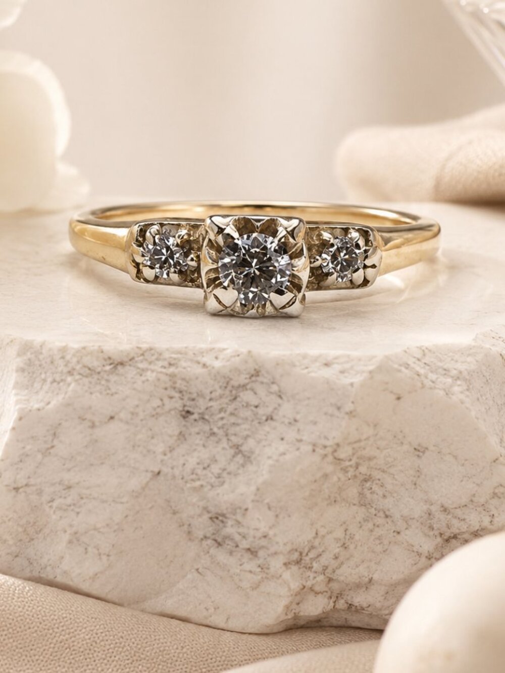 Golden Whisper Ring
